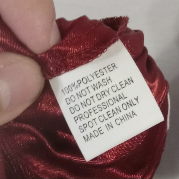 Mac Duggal Floral Applique Midi Cocktail Dress in Maroon - Picture 6 of 16